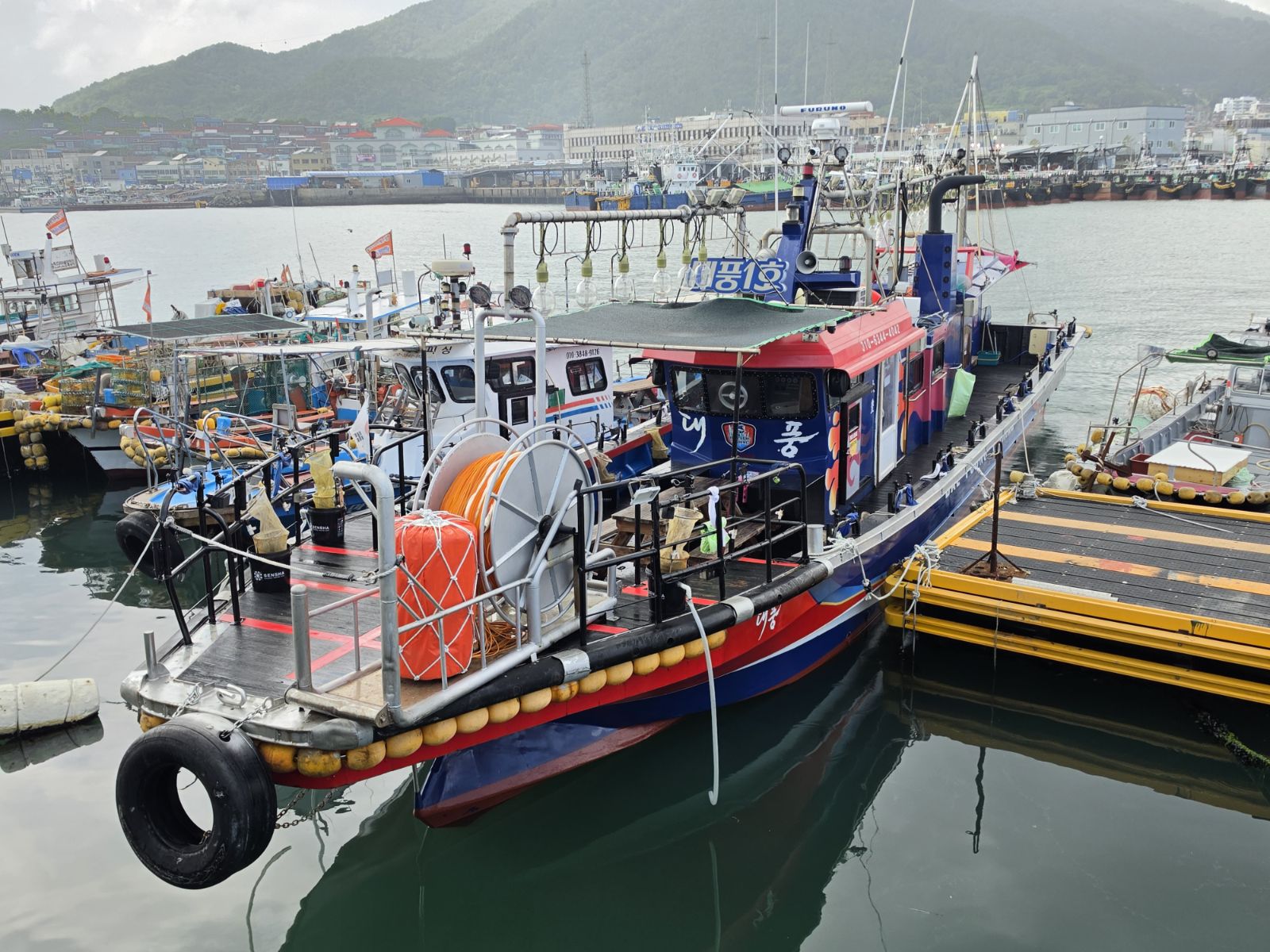 대풍1호 삼천포항 문어 선상낚시 낚시배 예약