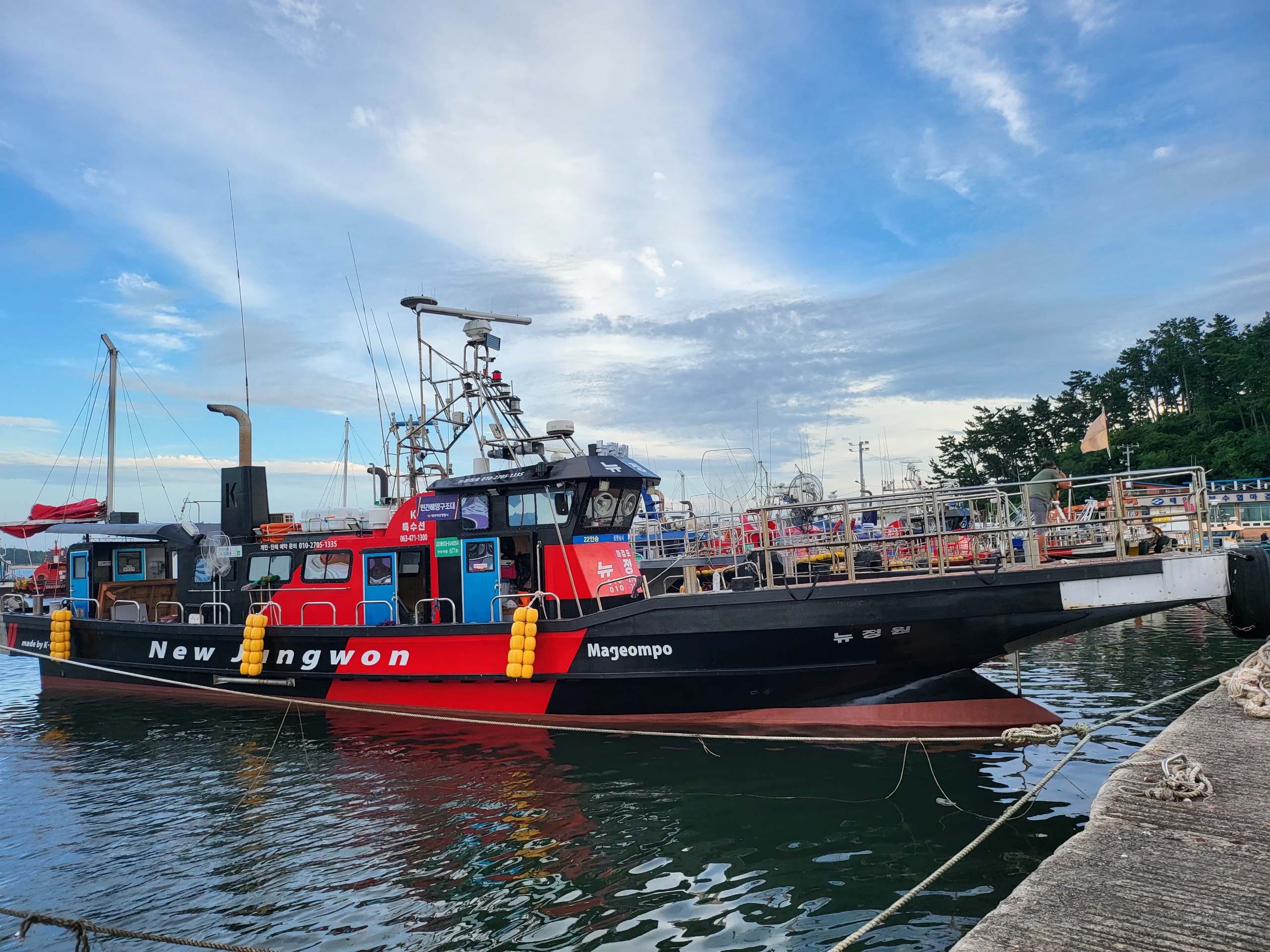 어바웃피싱챔피언십 대회참가선박 뉴정원호 마검포항 광어낚시